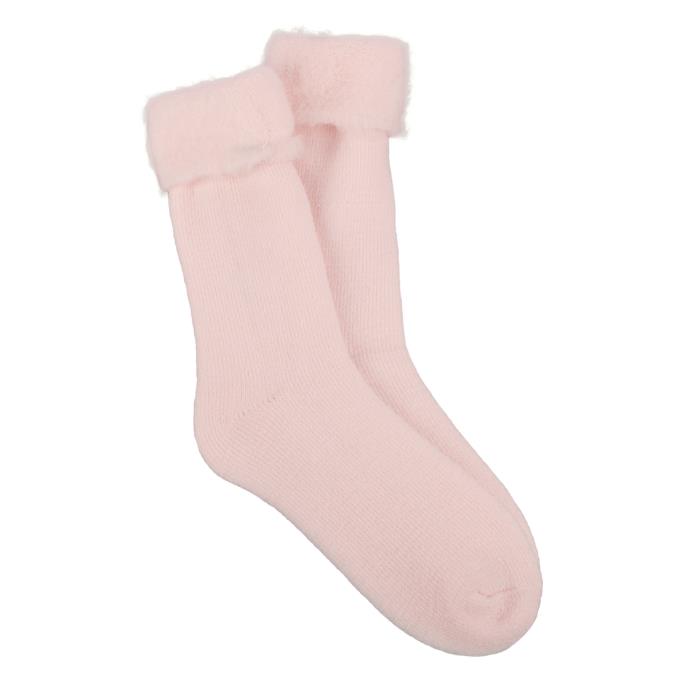 totes toasties Ladies Thermal Brushed Bed Sock Pink Extra Image 2